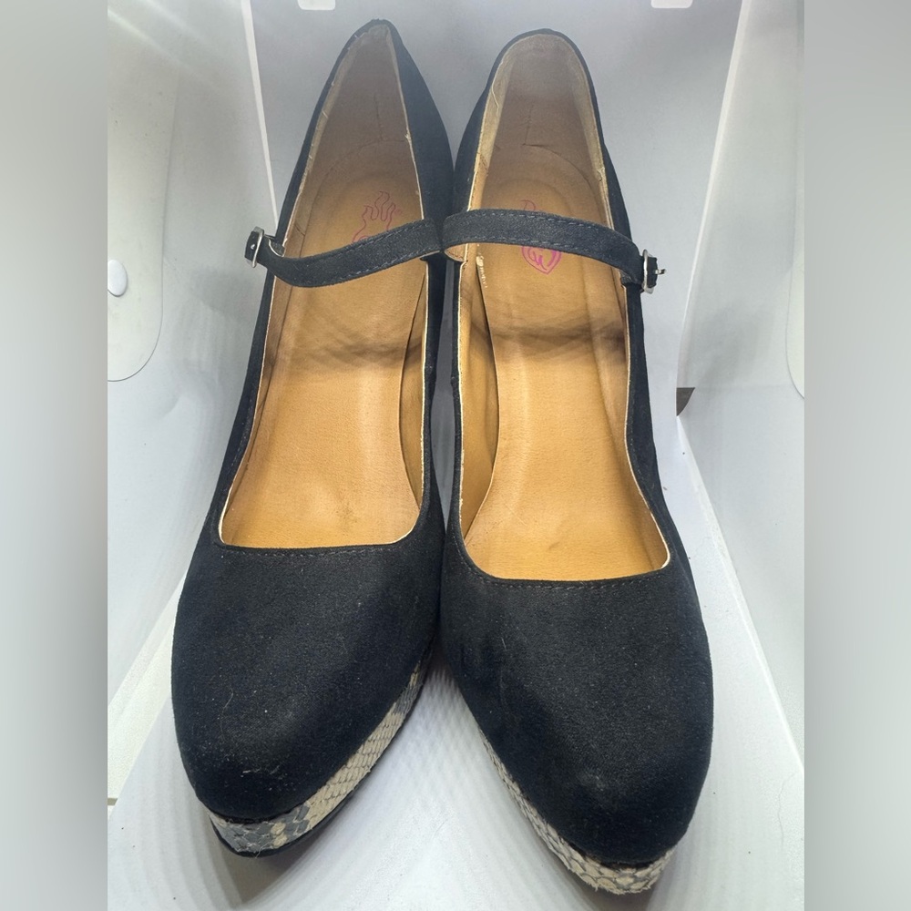 Black Mary Jane Women's Shoes